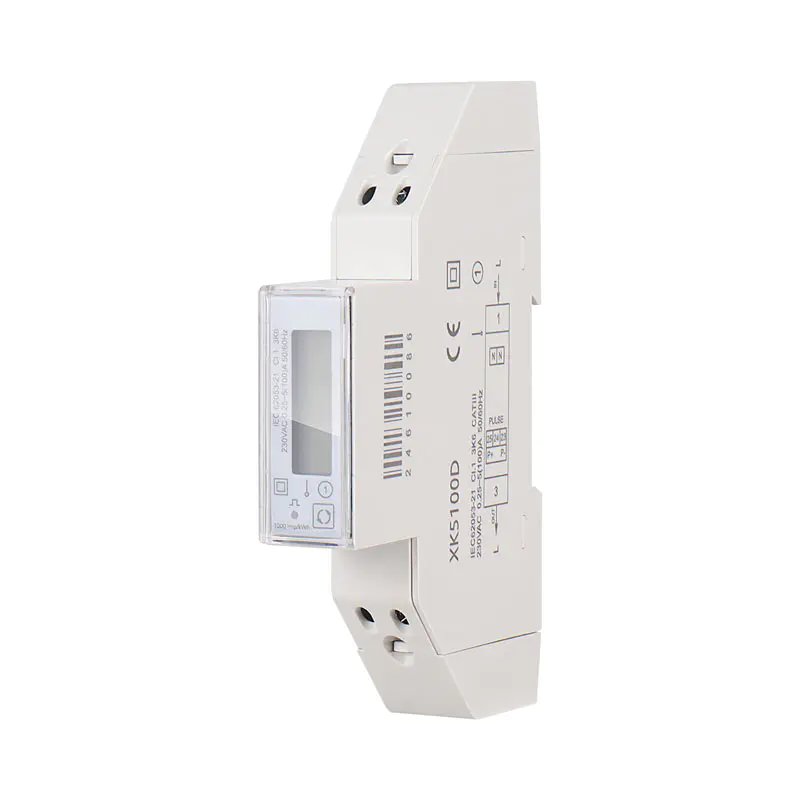 LCD ekran Çok fonksiyonlu DIN Rail Energy Smart Metre